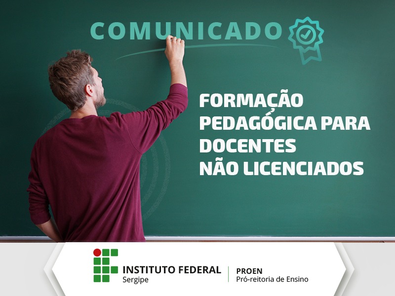 Comunicado Formação Pedagógica