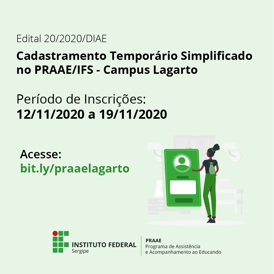 Inscrição Praae 1