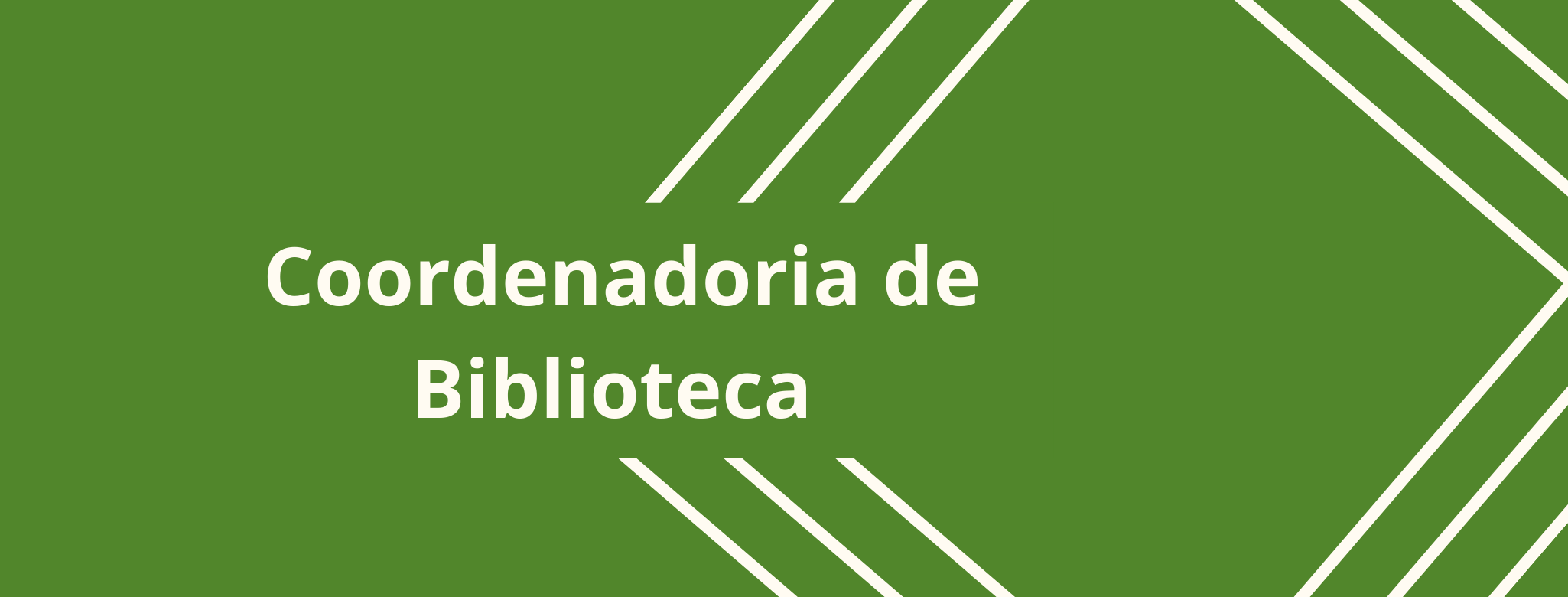 Coordenadoria de biblioteca