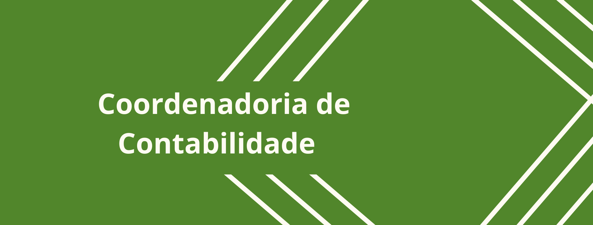 Coordenadoria de contabilidade