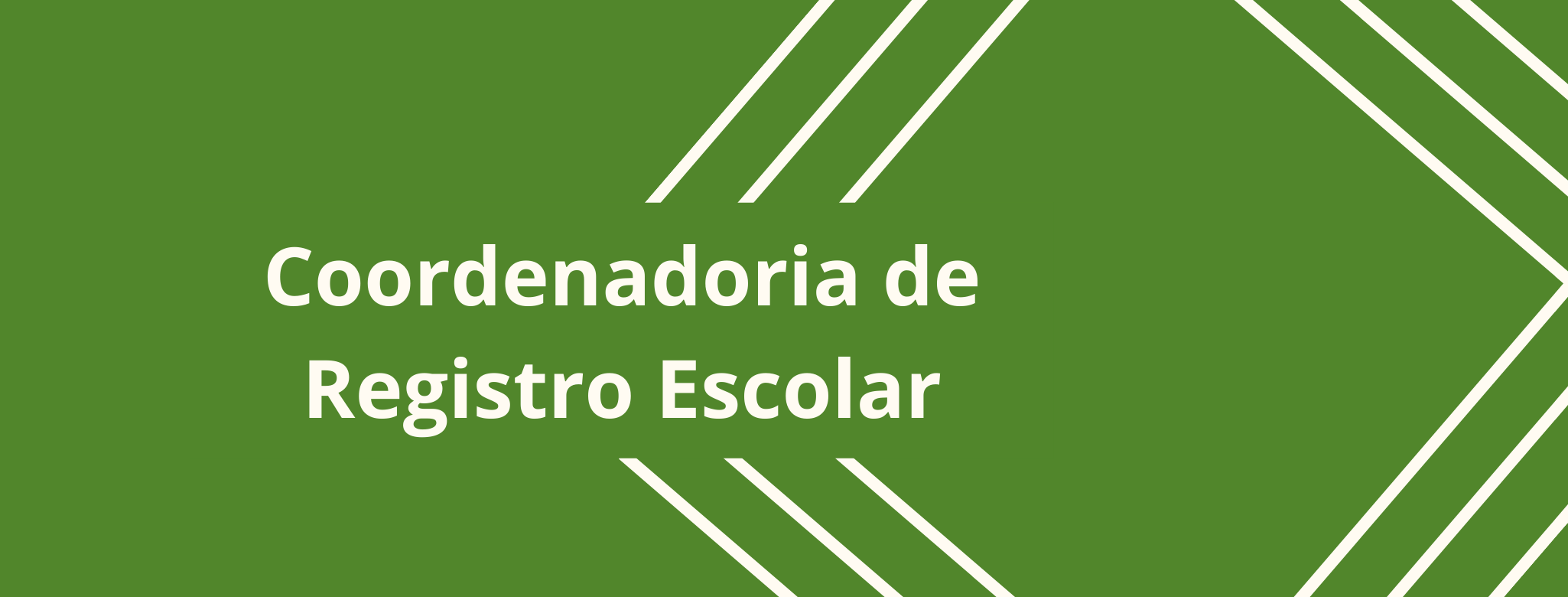 Coordenadoria de registro escolar