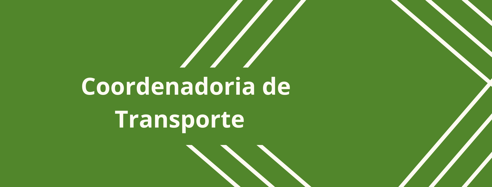 Coordenadoria de transporte