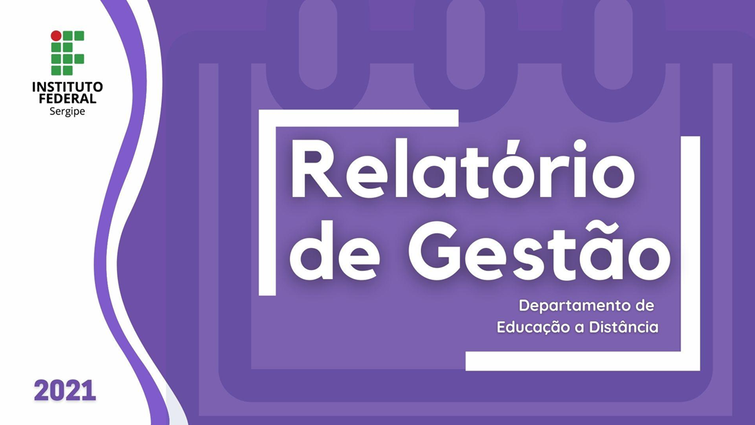 Relatório de gestão 2021