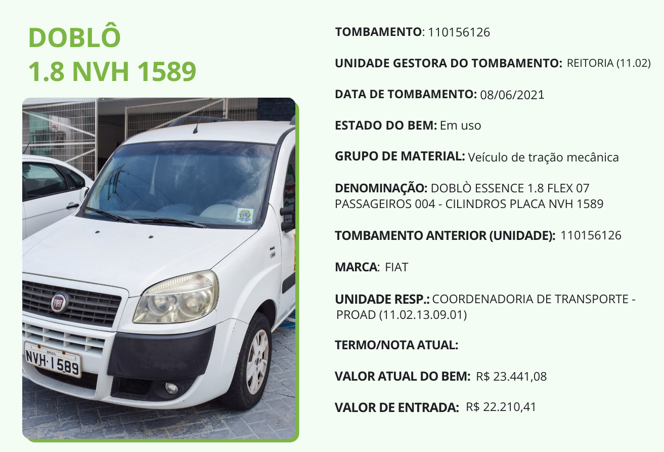 DOBLÔ 1.8 NVH 1589